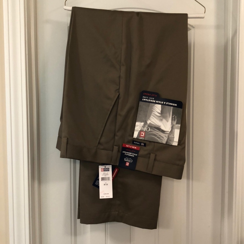 Chaps khaki pants 36x32 NWT
